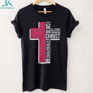 Atlanta Braves Christian Cross T Shirt Philippians 4 13 Bible Verse