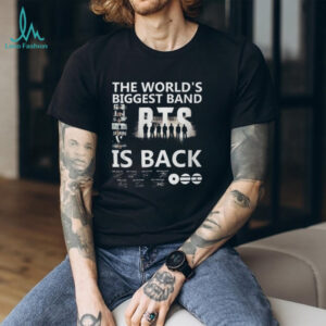 BTS The World's Biggest Band Is Back Signature Member Photo T Shirt
