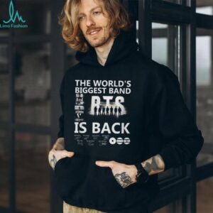 BTS The World's Biggest Band Is Back Signature Member Photo T Shirt