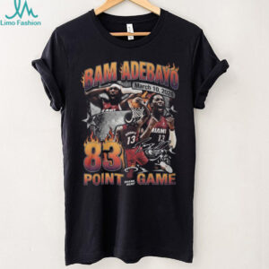 Bam Adebayo Miami Heat 83 Point Game March 10 2026 Vintage Graphic T Shirt