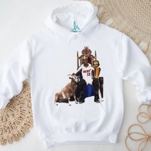 Bam Adebayo Miami Heat “King of the Court” GOAT Throne T Shirt