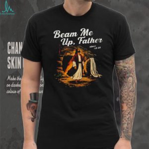 Beam Me Up Father Jesus Resurrection Star Trek Parody T Shirt