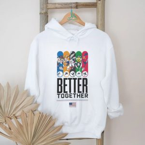 Better Together Looney Tunes Team USA Olympic Style T Shirt