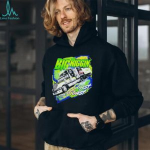 Big Riggin Coast to Coast Semi Truck Driver Racing T Shirt