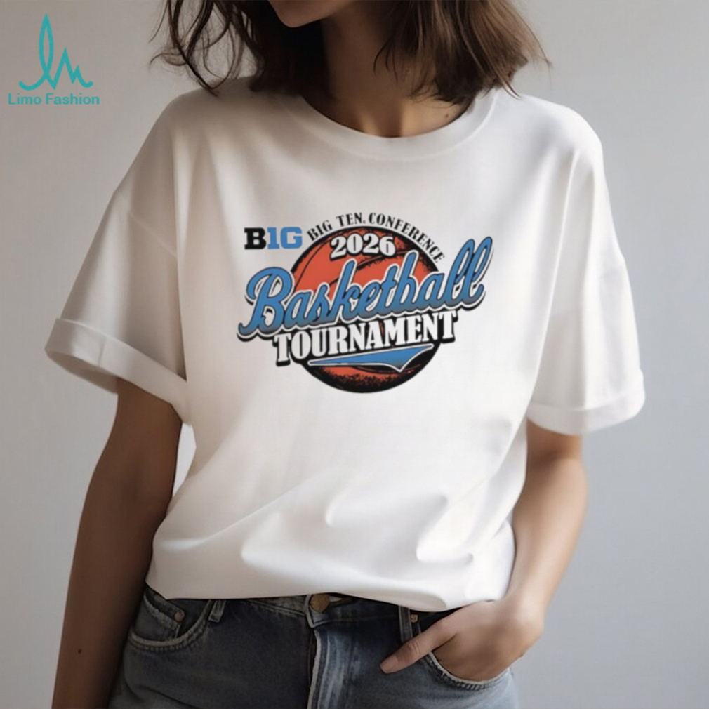 Big Ten Conference 2026 Basketball Tournament Official Graphic T shirt Big Ten Conference 2026 Basketball Tournament Official Graphic T shirt