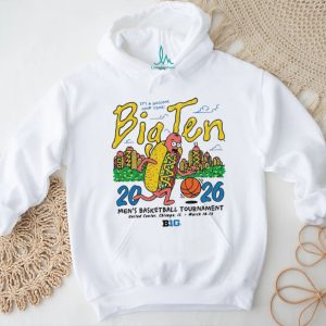 Big Ten Men's Basketball Tournament 2026 Chicago Hot Dog T Shirt