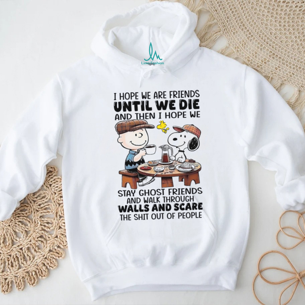 Charlie Brown and Snoopy Best Friends T Shirt Ghost Friends Scaring People Charlie Brown and Snoopy Best Friends T Shirt Ghost Friends Scaring People