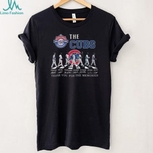 Chicago Cubs 150th Anniversary Abbey Road Signature Memories T Shirt