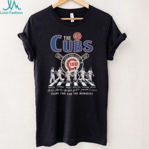 Chicago Cubs 150th Anniversary Legends Signature Abbey Road T Shirt