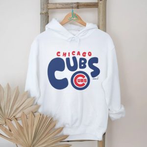 Chicago Cubs Doodle Logo Oatmeal Crewneck T shirt