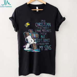 Christian Snoopy “God's Grace Is Bigger Than My Sins” Faith T Shirt