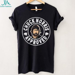 Chuck Norris Approved Martial Arts Action Hero Graphic T Shirt