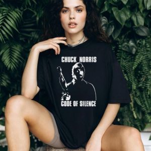 Chuck Norris Code of Silence Vintage Movie Poster Style T Shirt