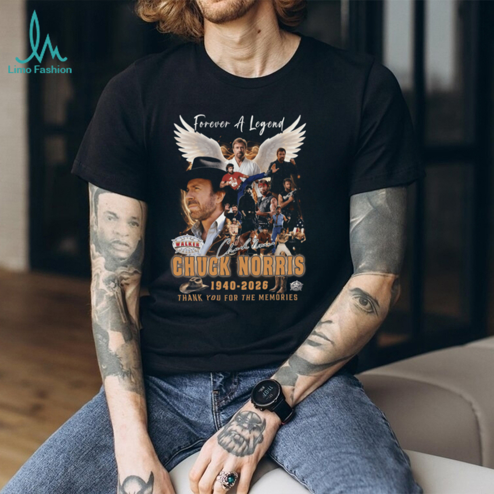 Chuck Norris Legend Tribute T Shirt 1940 2026 Thank You For The Memories Chuck Norris Legend Tribute T Shirt 1940 2026 Thank You For The Memories