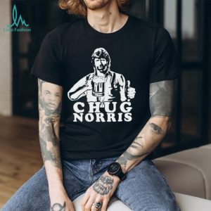 Chug Norris Funny Beer Drinking Parody Graphic T Shirt