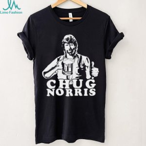 Chug Norris Funny Beer Drinking Parody Graphic T Shirt