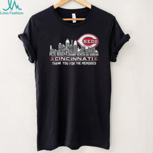 Cincinnati Reds Baseball Thank You For The Memories Players Signatures T Shirt