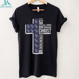 Colorado Rockies Christian Faith T Shirt Strengthening Cross Design