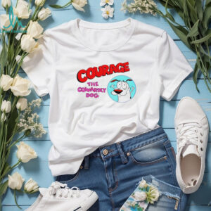 Courage the Cowardly Dog Nostalgic 90s Cartoon Graphic T shirt