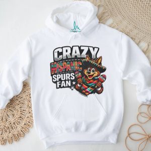 Crazy Hispanic Spurs Fan Coyote Mascot Maracas T Shirt