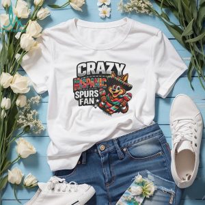 Crazy Hispanic Spurs Fan Coyote Mascot Maracas T Shirt