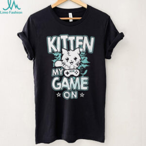 Cute Kitten My Game On Retro Gamer Cat Video Game Lover T Shirt