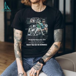 Darius Slay Philadelphia Eagles Tribute T Shirt “Thank You For The Memories” 2020 2024