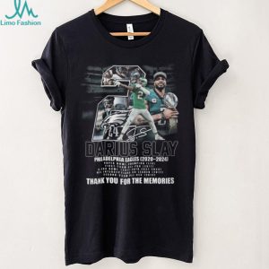 Darius Slay Philadelphia Eagles Tribute T Shirt “Thank You For The Memories” 2020 2024