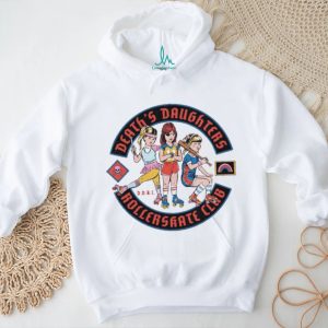 Death's Daughters Roller Skate Club Retro Graphic T Shirt