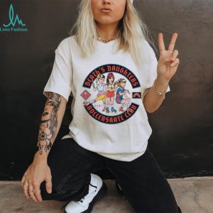 Death's Daughters Roller Skate Club Retro Graphic T Shirt
