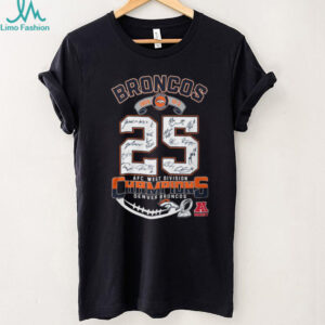 Denver Broncos 2025 AFC West Division Champions Signatures T Shirt