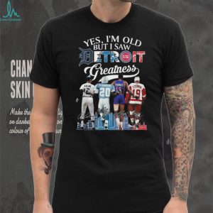 Detroit Greatness Kaline Sanders Thomas Yzerman Legends T Shirt
