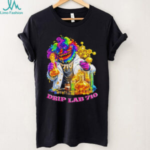 Drip Lab 710 Rainbow Mad Scientist Colorful Graphic T shirt