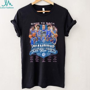 Duke Basketball Back to Back ACC Tournament Champions 2025 2026 Pink T Shirt