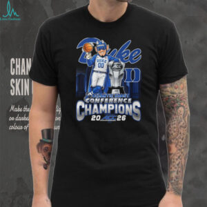 Duke Blue Devils 2026 ACC Basketball Conference Champions Mascot T Shirt