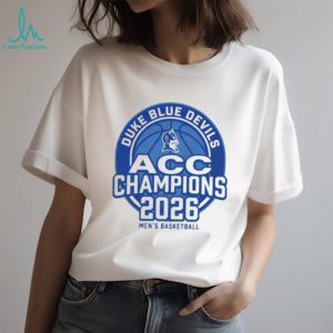 Duke Blue Devils ACC Champions 2026 Men's Basketball T Shirt