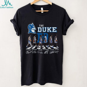 Duke Blue Devils Basketball Abbey Road Crossing Signature T Shirt