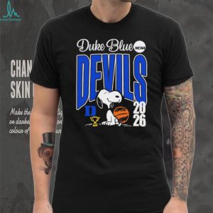 Duke Blue Devils Snoopy 2026 NCAA Basketball Graphic T shirt