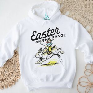 Easter On The Range Cowboy Riding Jackrabbit Vintage Shirt