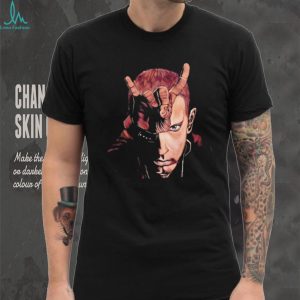 Eminem Slim Shady Rock On Portrait Graphic T Shirt
