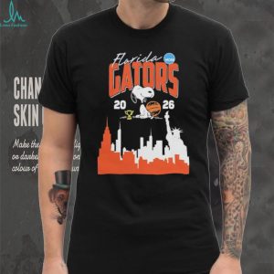 Florida Gators Snoopy 2026 NCAA New York City Skyline T shirt