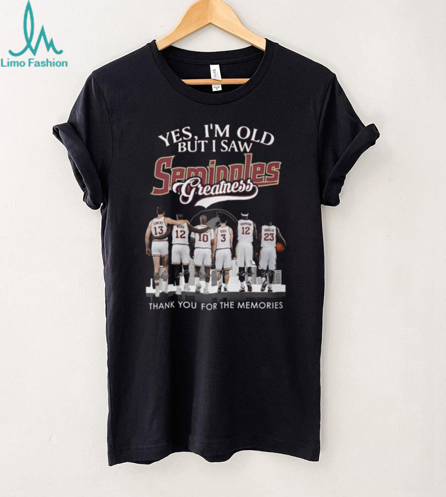 Florida State Seminoles Basketball Greatness Legend Signatures Memories T Shirt Florida State Seminoles Basketball Greatness Legend Signatures Memories T Shirt