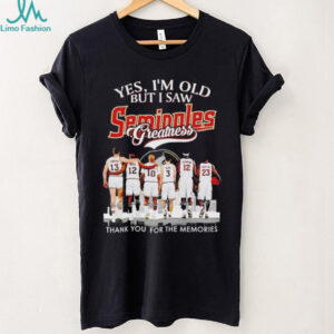 Florida State Seminoles Basketball Legends Thank You For The Memories T Shirt