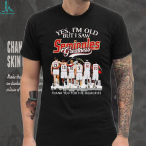 Florida State Seminoles Basketball Legends Thank You For The Memories T Shirt