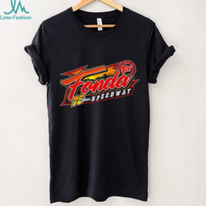 Fonda Speedway 75 Years Anniversary Racing Logo T Shirt