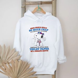Funny Snoopy Toilet Paper Or Breath Mint Sarcastic Humorous T Shirt