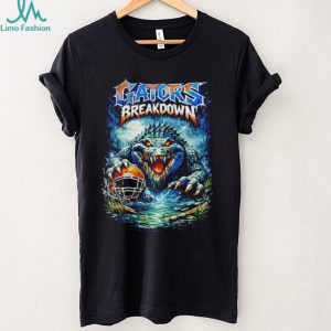 Gators Breakdown Florida Gators Monster Gator Football Helmet T Shirt