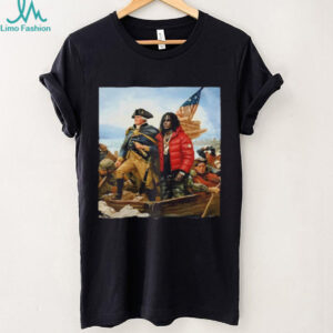 George Washington and Chief Keef Crossing the Delaware Rap Mashup Shirt