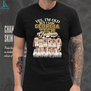 Georgia Tech Greatness Basketball Legends “Thank You For The Memories” T shirt