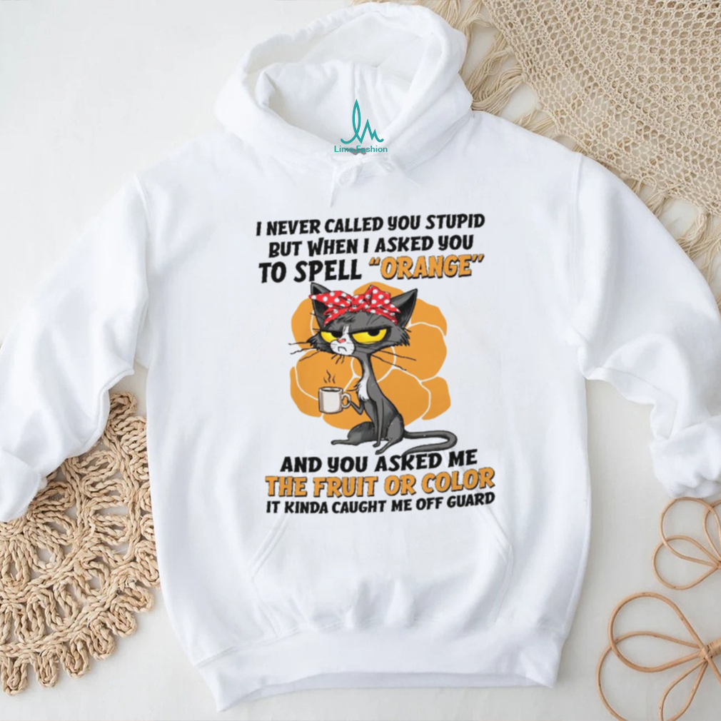 Grumpy Cat Spell Orange Sarcastic Funny Coffee Lover T Shirt Grumpy Cat Spell Orange Sarcastic Funny Coffee Lover T Shirt